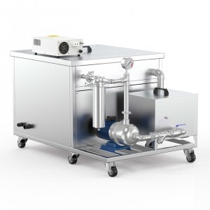 冠博仕GM48192L单槽过滤循环超声波清洗机 | 192L/2400W | 工业除油除锈五金小工件螺丝螺母清洗机 GM48192L